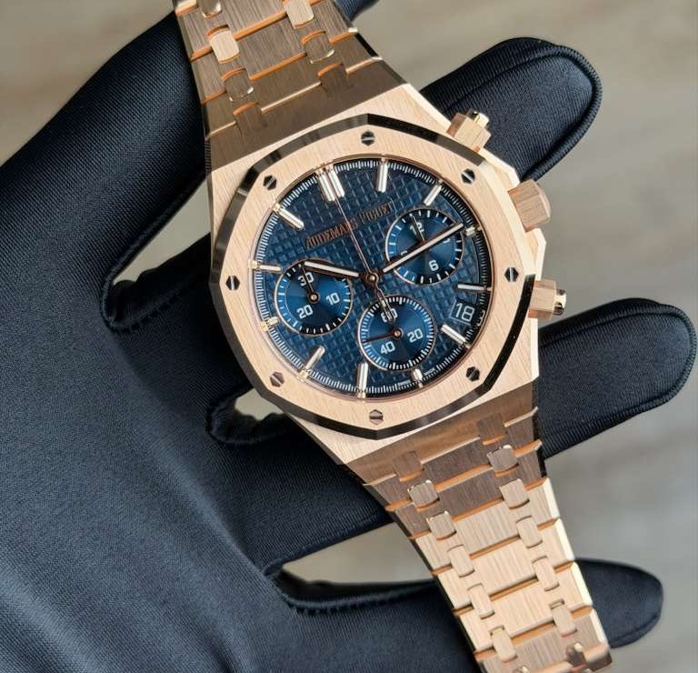 AP Royal Oak Chronograph, blue dial