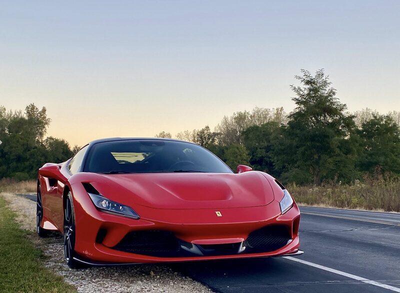 Ferrari F8 Tributo in red